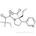 (S) -3- (Пиридин-3-ил) пропил-1- (3,3-диметил-2-оксопентаноил) пирролидин-2-карбоксилат CAS 186452-09-5